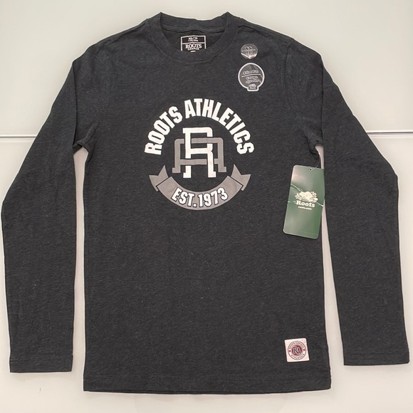 *NEW* ROOTS athletic long sleeve shirt - Picture 2 of 6